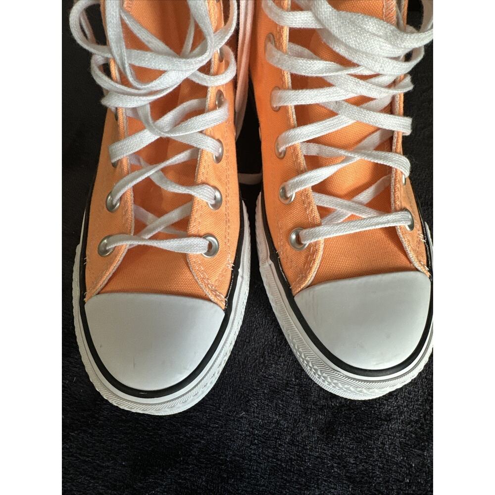 Converse All Star Lift Hi Platform Peach Beam Orange Shoes Size 7.5 - Picture 3 of 9